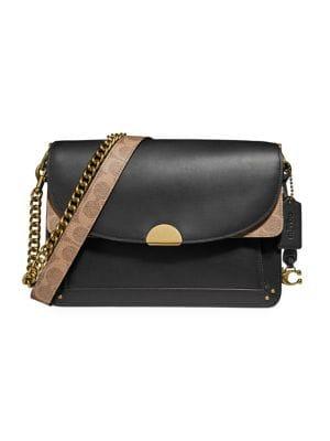 Coach Dreamer Leather & Canvas Crossbody Bag