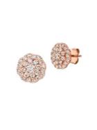 Le Vian? Nude Palette&trade; 14k Strawberry Gold? Stud Earrings With Nude Diamonds?