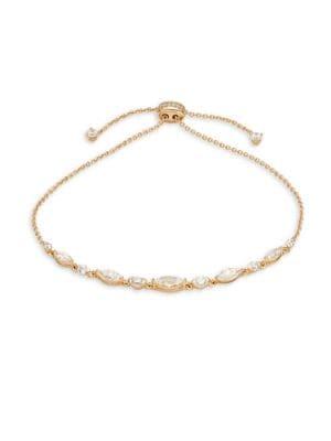 Nadri Goldtone & Crystal Bracelet
