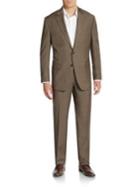 Lauren Ralph Lauren Slim-fit Sharkskin Wool Suit