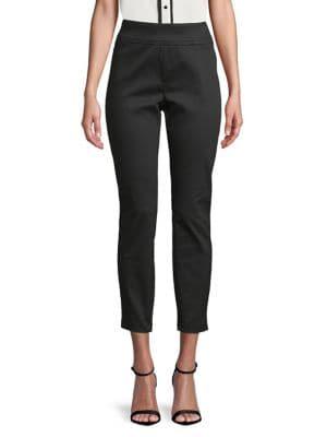 Ivanka Trump Straight Leg Pull-on Pants