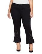 William Rast Plus Flared Cropped Jeans