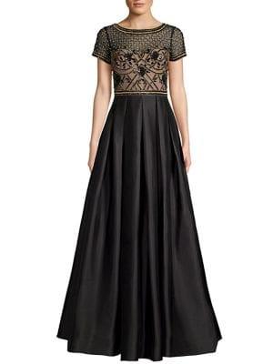 Aidan By Aidan Mattox Embellished Top Dress