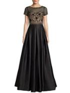 Aidan By Aidan Mattox Embellished Top Dress