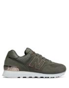New Balance 574 All Day Rose Suede Sneakers