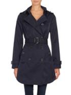 Michael Michael Kors Belted And Hooded Trench Coat
