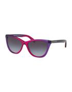 Michael Kors 57mm Divya Cat Eye Sunglasses