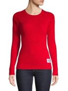 Calvin Klein Jeans Ribbed Long Sleeve Top