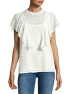 Vero Moda Cap-sleeve Ruffled Top
