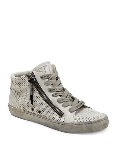 Dolce Vita Zabra Perforated Leather Sneakers