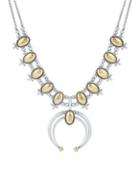 Lucky Brand New West Crystal Two-tone Necklace