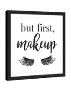 Marmont Hill Makeup First Framed Painting Print