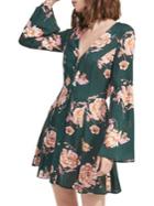 Miss Selfridge Floral Fit-&-flare Dress