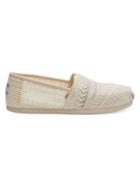 Toms Alpargta Arrow Embroidered Mesh Slip-on