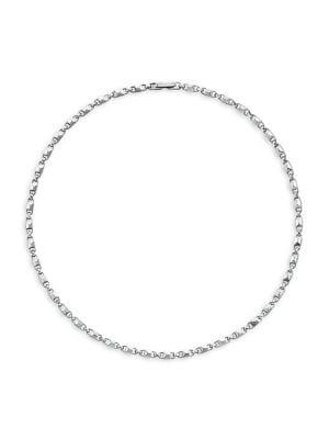 Michael Kors Mercer Sterling Silver Link Necklace