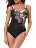 Miraclesuit Petal To The Metal It's A Wrap One-piece Swimsuit