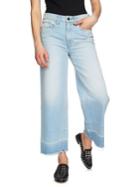 1.state Frayed-hem Wide-leg Cotton Jeans