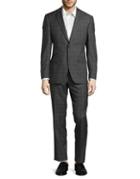 Ted Baker Plaid Buttoned Wool Suit