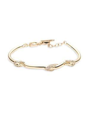 Carolee Goldplated And Cubic Zirconia After The Party Flex Bracelet