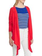Lauren Ralph Lauren Open-front Self-tie Sweater