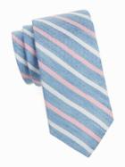 Brooks Brothers Silk & Linen Striped Tie