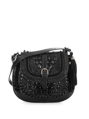 Brahmin Addilyn Leather Saddle Crossbody Bag