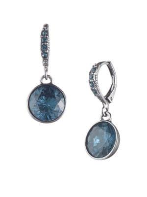 Givenchy Crystal Leverback Drop Earrings