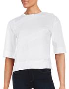 Dkny Pure Panel Accented Tee