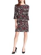 Tommy Hilfiger Cornsilk Bell-sleeve A-line Dress