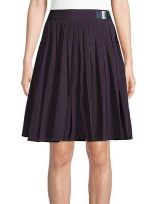 Jones New York Pleated A-line Skirt