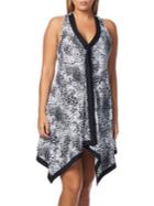 Coco Reef Printed Scarf Coverup Dress