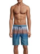 Surfsidesupply Ombre Striped Board Shorts