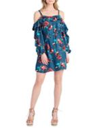 Jessica Simpson Plus Bella Denim Cold-shoulder Dress