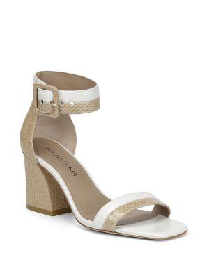 Donald J Pliner Watson Leather Ankle-strap Sandals