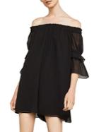 Bcbgmaxazria Off-the-shoulder Shirred Romper