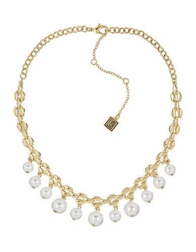 Laundry By Shelli Segal Faux Pearl Choker Necklace