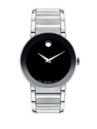 Movado Sapphire Museum Dial Stainless Steel Bracelet Watch
