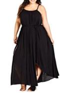 City Chic Plus Happy Feels Maxi Dress