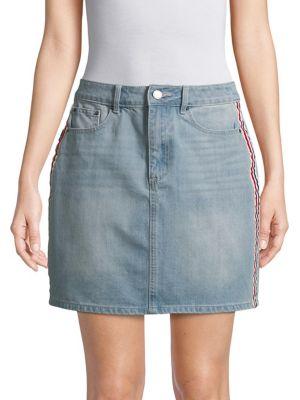 The Fifth Label Ribbon Denim Skirt
