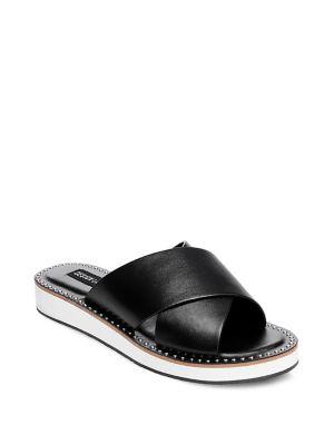Design Lab Lord & Taylor Debi Crisscross Slip-on Sandals