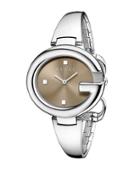 Guccissima Stainless Steel Bangle Bracelet Watch