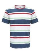 Only And Sons Striped Short-sleeve Cotton Tee