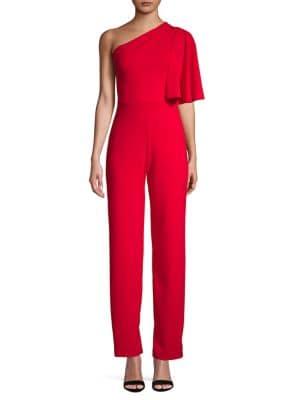 Quiz One-shoulder Frill Jumpsuit