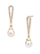 Anne Klein New York 1mm Faux Pearl Drop Earrings