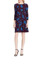 Lauren Ralph Lauren Floral Printed Fit-and-flare Dress