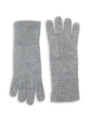 Lord & Taylor Rib-trimmed Cashmere Gloves