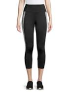 Marc New York Performance Striped Cropped Leggings
