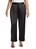 Vince Camuto Plus Satin Wide-leg Pants