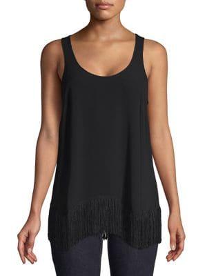 Michael Michael Kors Scalloped Fringe Tank Top