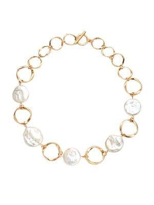 Design Lab Faux-stone Gold-plated Bracelet